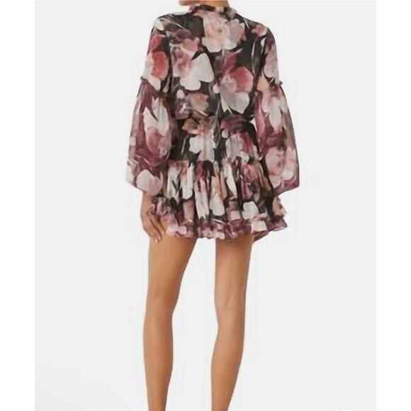 MISA Los Angeles Elisabetta Dress Flora Tropical Mix NWT M - Picture 9 of 9